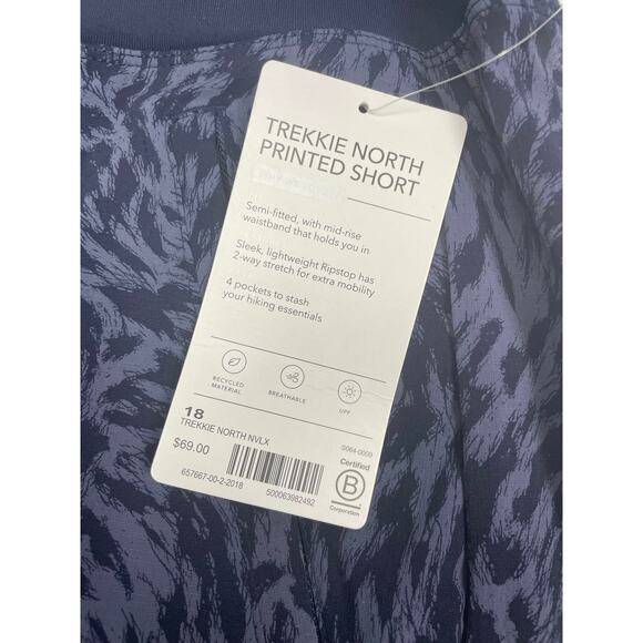 NWT - Athleta Trekkie North Printed 3.5" Short - Picture 3 of 4